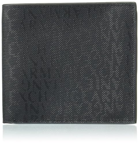 Armani Exchange Men's Ivan, Essential, Logo All Over, Bifold Bi-Fold Wallet von Armani Exchange