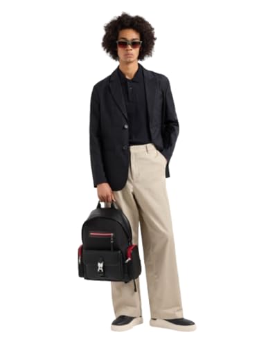 Armani Exchange Men's Limited Blue Edition Logo Patch Cotton Piquet Polo Shirt, Deep Navy, XL von Armani Exchange