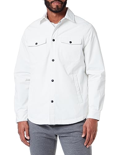 Armani Exchange Men's Long Sleeves, Big Front Pockets, Casual Fit Denim Jacket, White, Extra Large von Armani Exchange