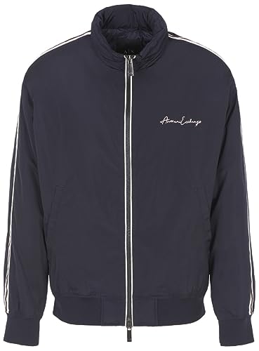 Armani Exchange Men's Nylon Track with Signature Logo on Front and Back Shell Jacket, Deep Navy, Large Armani Exchange Men's Nylon Track with Signature Logo on Front and Back Shell Jacket, Deep Navy, Large von Armani Exchange