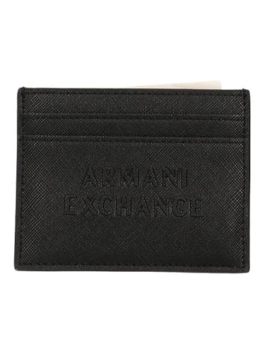 Armani Exchange Men's Ortisei, Essential, Embossed Logo Envelope Card Holder von Emporio Armani