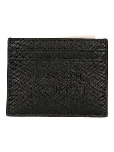 Armani Exchange Men's Ortisei, Essential, Embossed Logo Envelope Card Holder von Emporio Armani