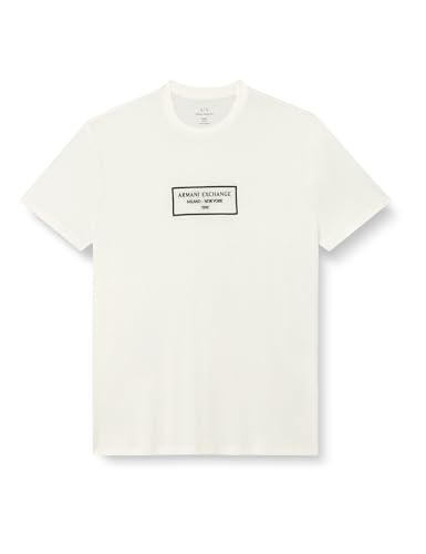 Armani Exchange Men's Rectangular Box Logo T-Shirt, red, XXL von Armani Exchange