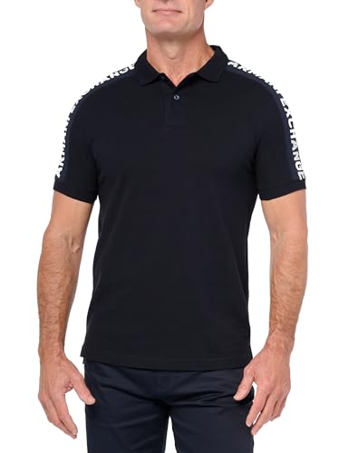 Armani Exchange Men's Short Sleeve Jacquard Logo Polo,DEEP Navy,L von Armani Exchange