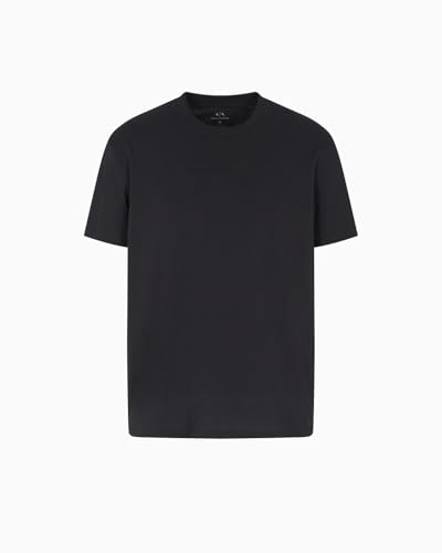 Armani Exchange Men's Short Sleeve Lettering Logo on Front T-Shirt Black M von Armani Exchange