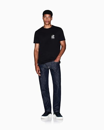 Armani Exchange Men's Short Sleeve Side Monogram Logo T-Shirt, Black, M Armani Exchange Men's Short Sleeve Side Monogram Logo T-Shirt, Black, M von Armani Exchange