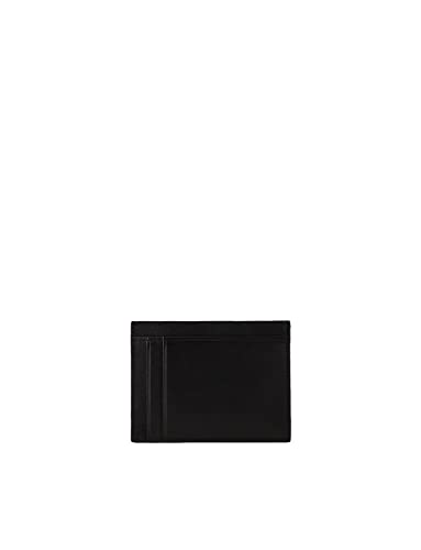 Armani Exchange Men's Smooth Leather with Logo Travel Accessory-Envelope Card Holder, Black von Armani Exchange