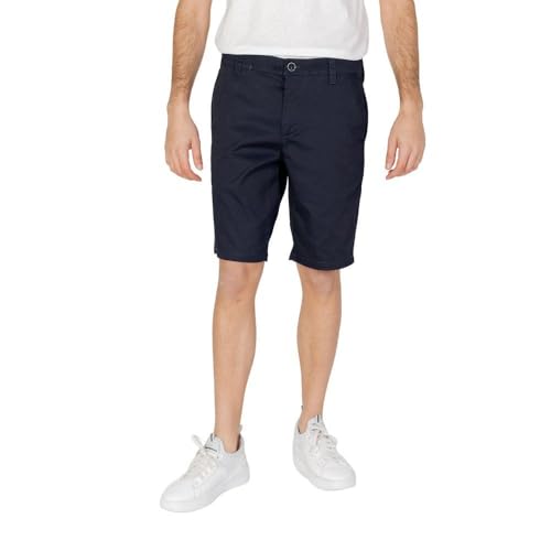 Armani Exchange Men's Solid Stretch Twill Casual Shorts, Deep Navy, 6 von Armani Exchange