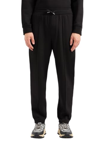 Armani Exchange Men's The Grid, Sustainable, Printed Logo Lettering Sweatpants Black,XL von Armani Exchange