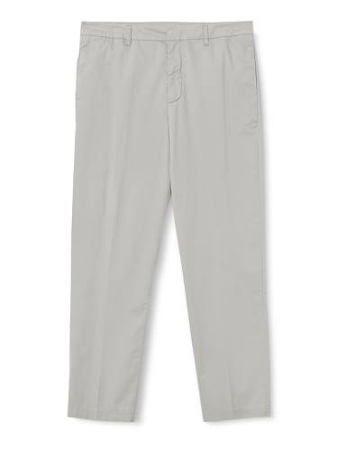 Armani Exchange Men's Urban Heights, Metal Logo Plate Pants, Neutral Grey, 37 EU von Armani Exchange