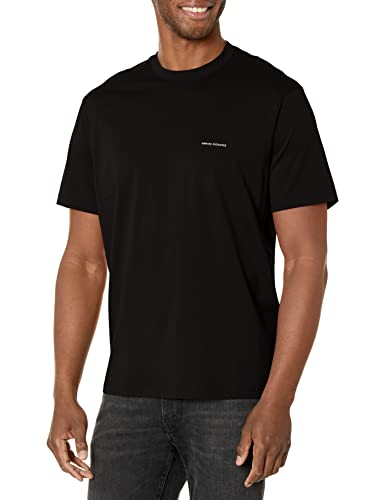 Armani Exchange Mens Relaxed, Front Logo T-Shirt, Black, Medium von Armani Exchange