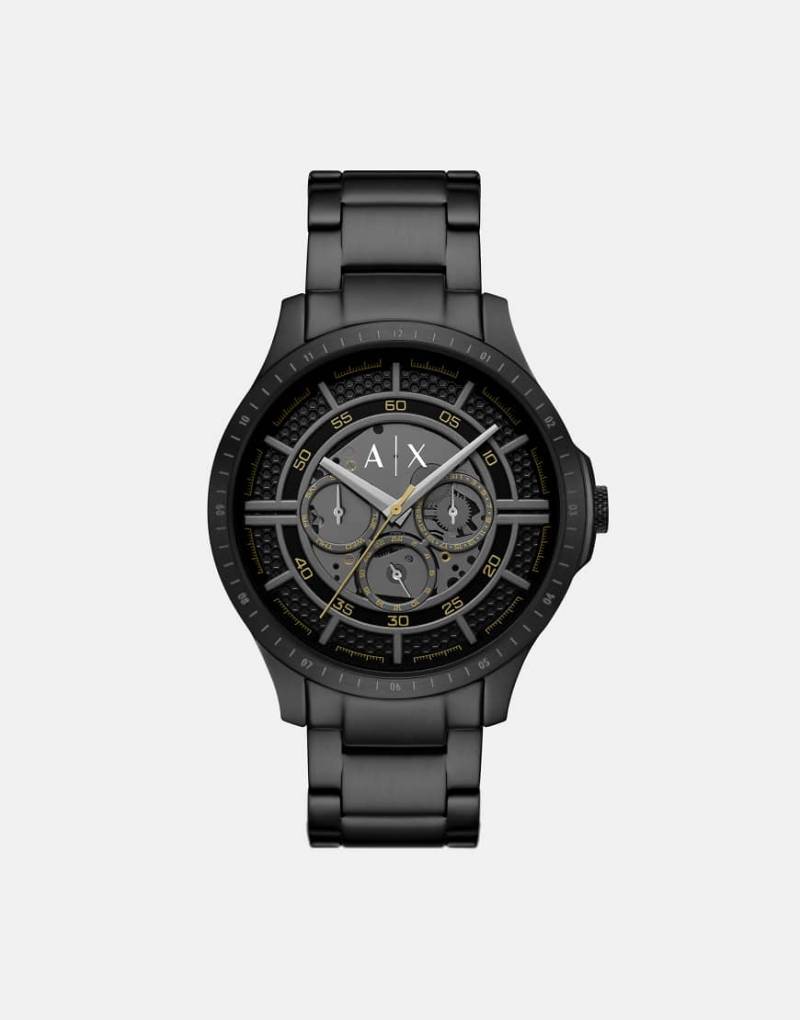 Armani Exchange - Multifunction - Armbanduhr aus Edelstahl in Schwarz von Armani Exchange