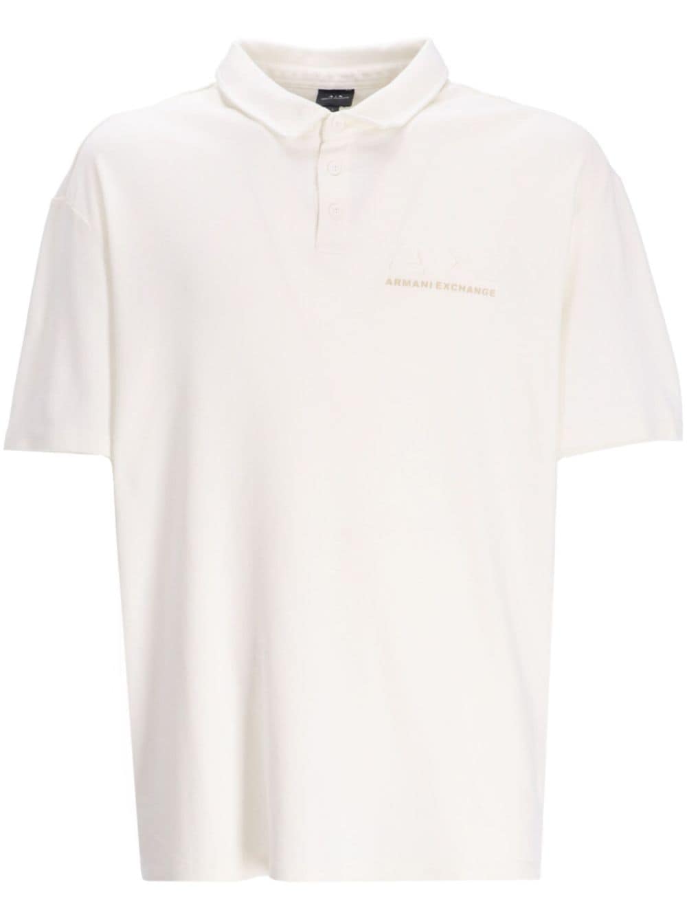 Armani Exchange Poloshirt mit Logo-Print - Weiß von Armani Exchange