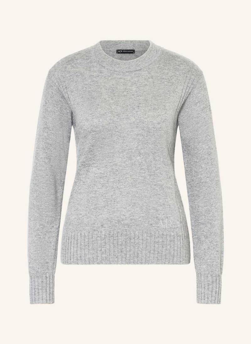 Armani Exchange Pullover Mit Glitzergarn grau von Armani Exchange