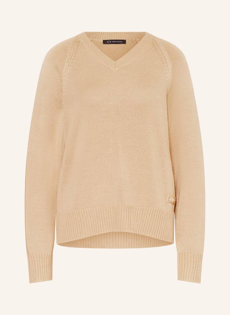 Armani Exchange Pullover beige von Armani Exchange