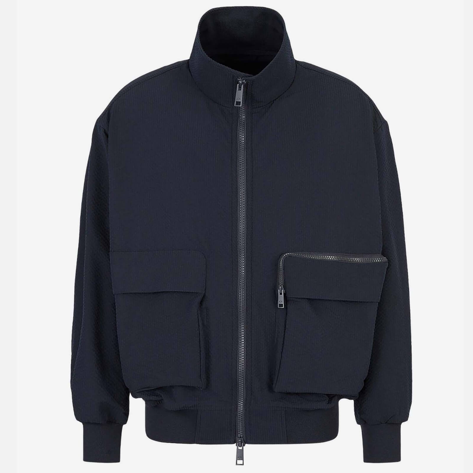 Armani Exchange Seersucker Tech Zip Jacket - XXL von Armani Exchange