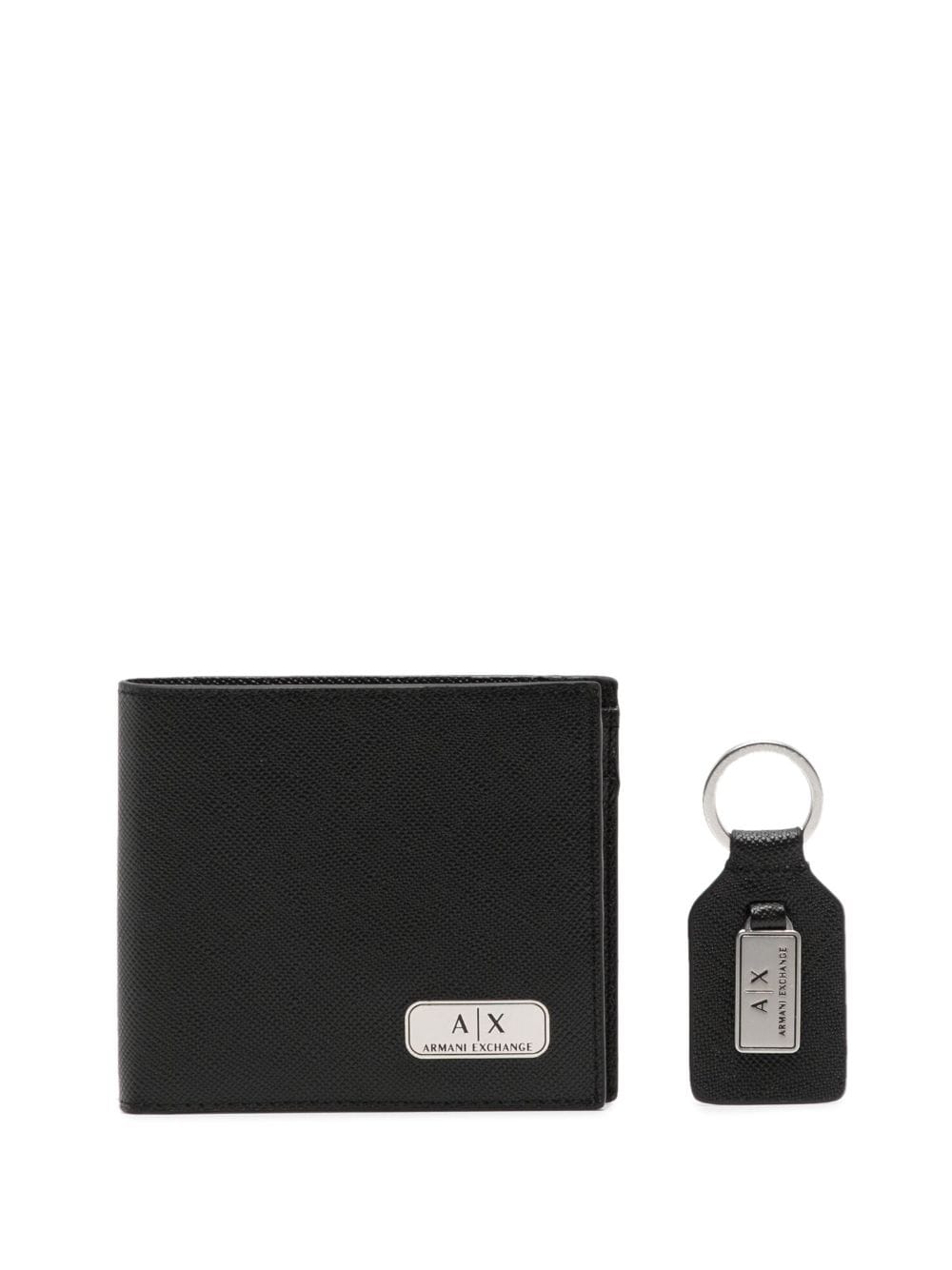 Armani Exchange Set aus Portemonnaie und Schlüsselanhänger - Schwarz von Armani Exchange