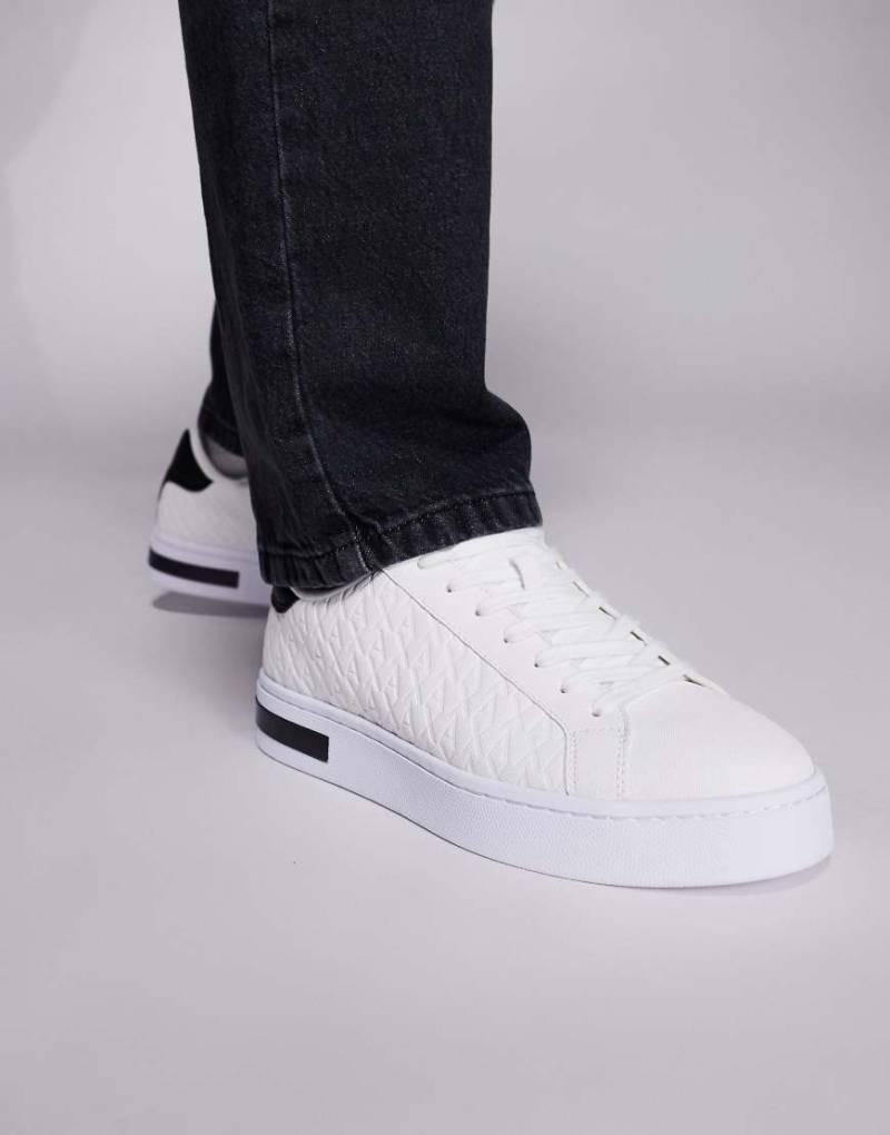 Armani Exchange - Sneaker in Weiß und Schwarz von Armani Exchange