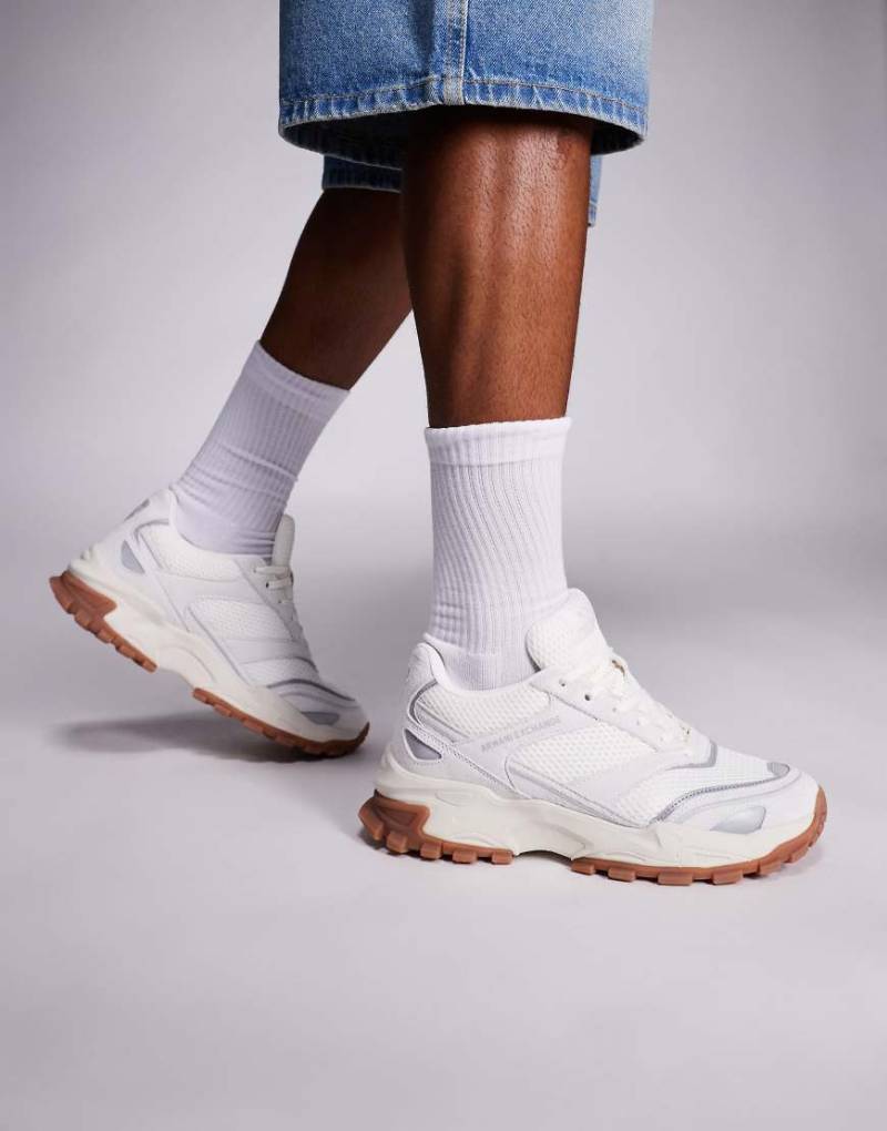 Armani Exchange - Sneaker in Wollweiß mit Gummisohle von Armani Exchange