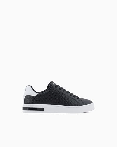 Armani Exchange - Sneakers Con Lacci Mc011 Black+optical White art.XM000140 MC011 BLACK+OPTICAL WHITE 40 von Armani Exchange