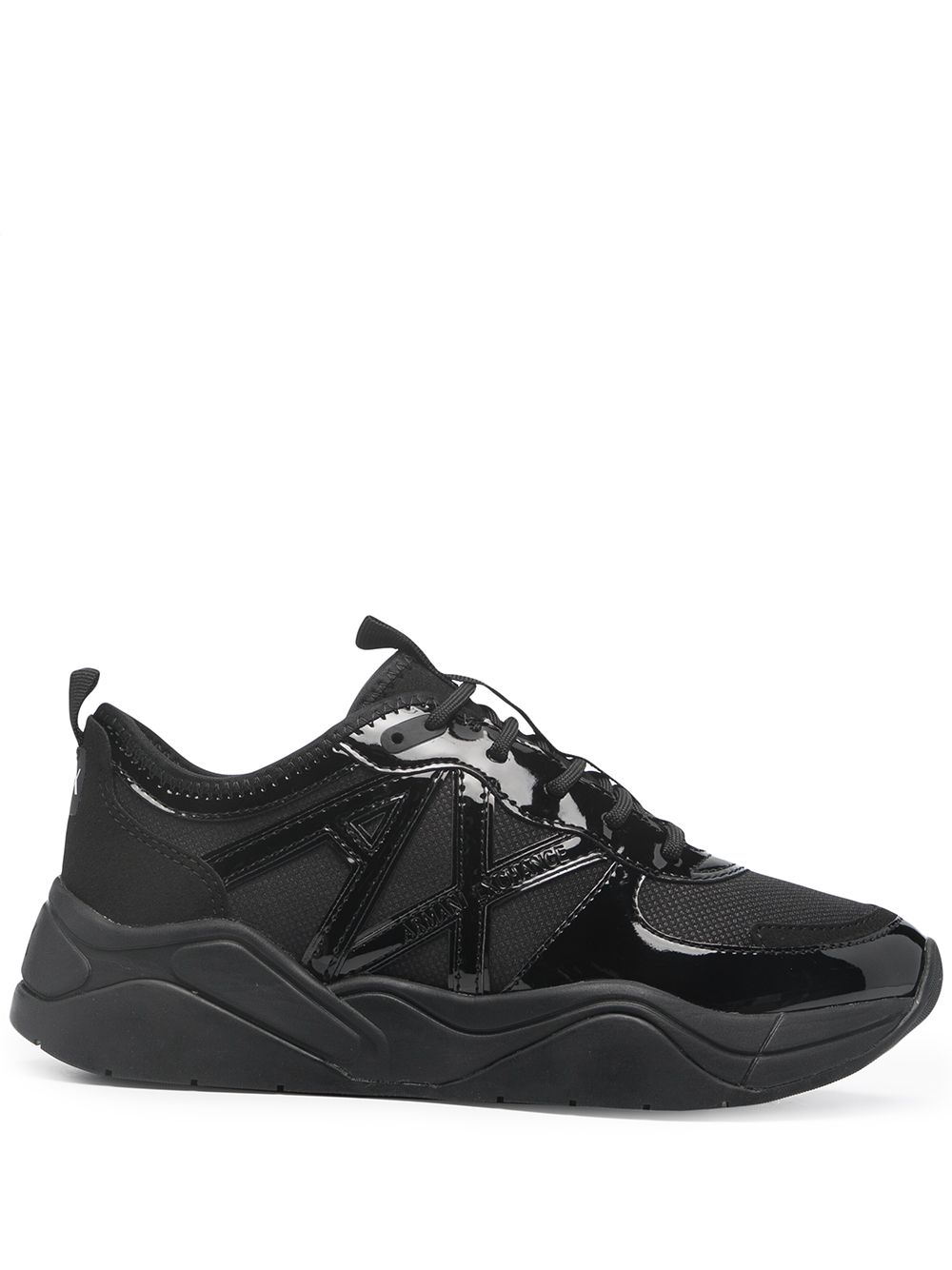 Armani Exchange Sneakers mit Logo - Schwarz von Armani Exchange