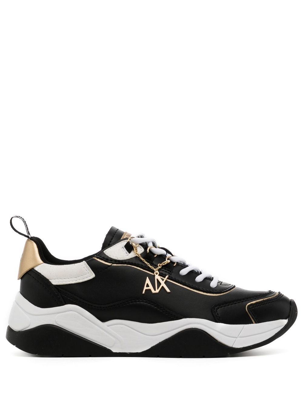 Armani Exchange Sneakers mit Logo - Schwarz von Armani Exchange