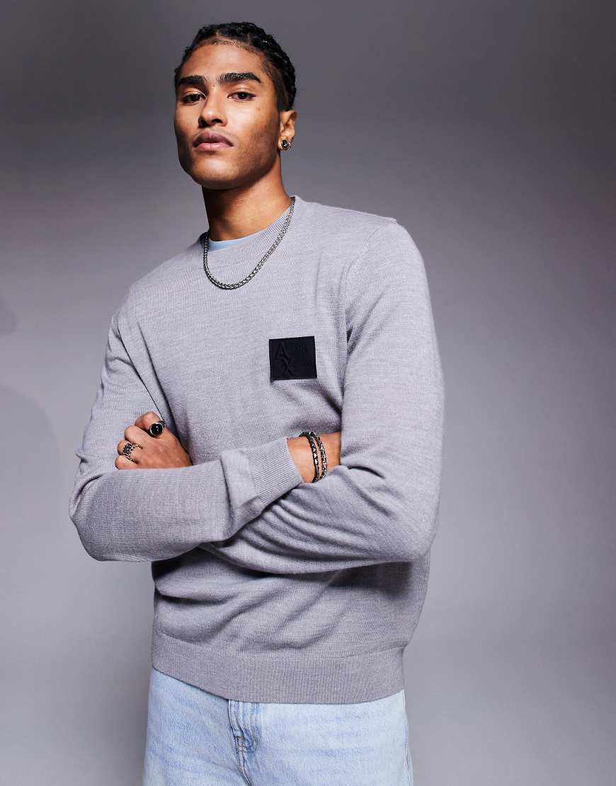 Armani Exchange - Sweatshirt in Grau mit Logo Armani Exchange - Sweatshirt in Grau mit Logo von Armani Exchange