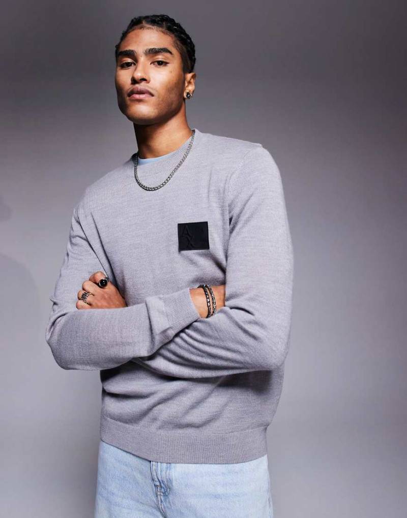 Armani Exchange - Sweatshirt in Grau mit Logo von Armani Exchange