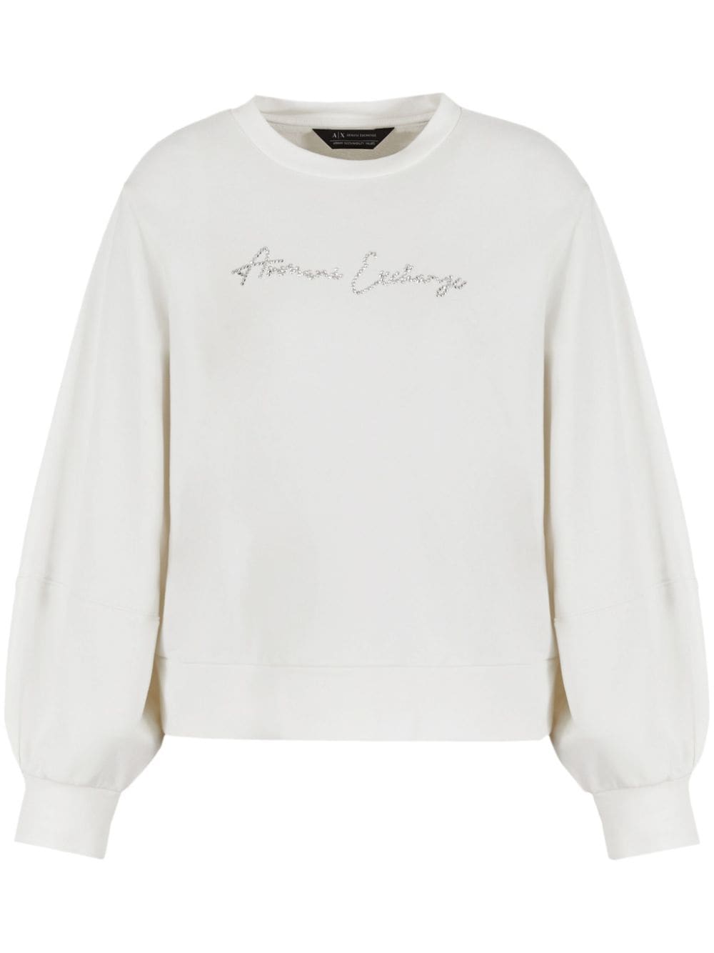 Armani Exchange Sweatshirt mit Logo-Verzierung - Weiß von Armani Exchange