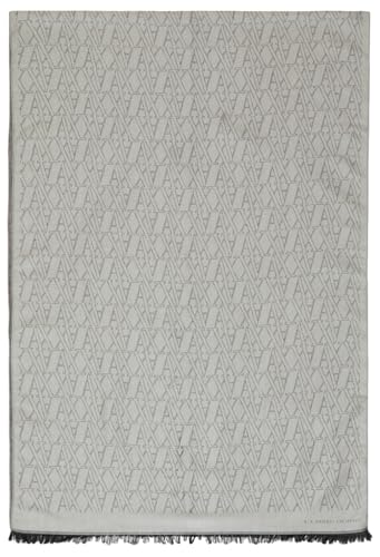 Armani Exchange Woman'sThe Notorius Frank, all over logo Scarf Green, One size von Armani Exchange