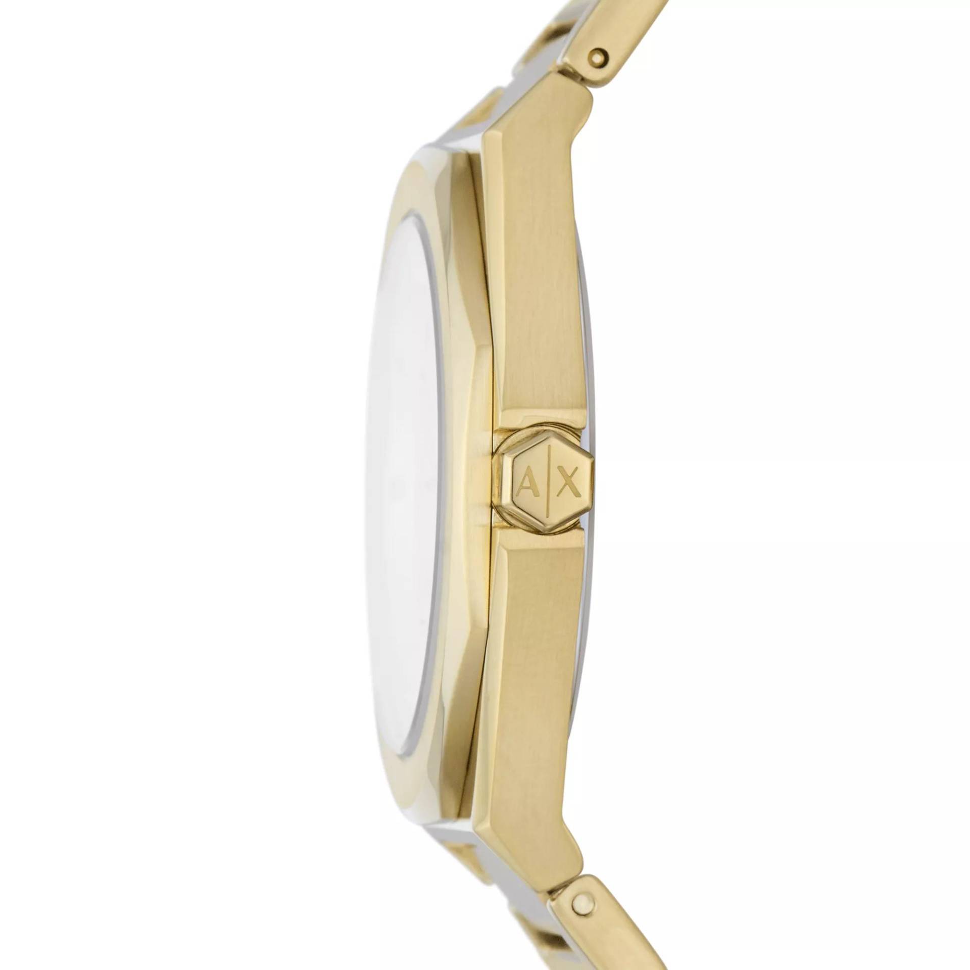 Armani Exchange Uhr - Three-Hand Stainless Steel Watch - Gr. unisize - in Gold - für Damen von Armani Exchange