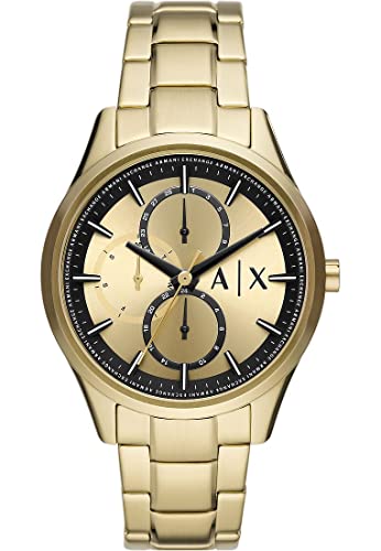 Armani Exchange Herrenuhr , QuarzMultifunktionswerk, 42MM GoldEdelstahlgehäuse mit Edelstahlarmband, AX1866 Armani Exchange Herrenuhr , QuarzMultifunktionswerk, 42MM GoldEdelstahlgehäuse mit Edelstahlarmband, AX1866 von Armani Exchange