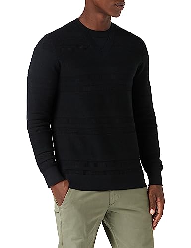 Armani Exchange We Beat as one M1H Men's Substainable, Long Sleeves, Soft Touch, V - NeckPullover SweaterBlackMedium von Armani Exchange