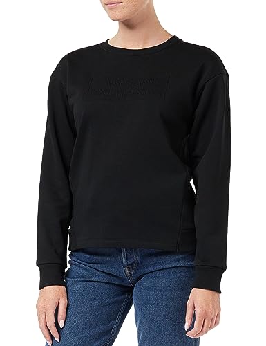 Armani Exchange We Beat as one M89 Women's Long Sleeves, Comfy Fit, Tone on Tone logoSweatshirtBlackExtra Large von Armani Exchange