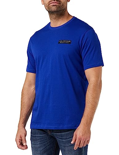 Armani Exchange We Beat as one THJMen's Sustainable, Logo on Front, Cross Gender, Regular FitT-Shirt New Ultramarine Extra Large von Armani Exchange