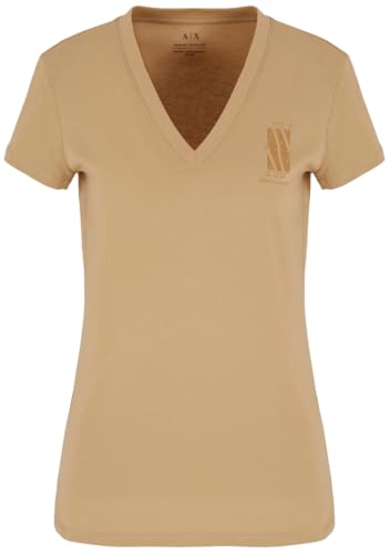 Armani Exchange Women's Arte Sella, V Neck, Logo Print on Chest T-Shirt, Optic White, M Armani Exchange Women's Arte Sella, V Neck, Logo Print on Chest T-Shirt, Optic White, M von Armani Exchange
