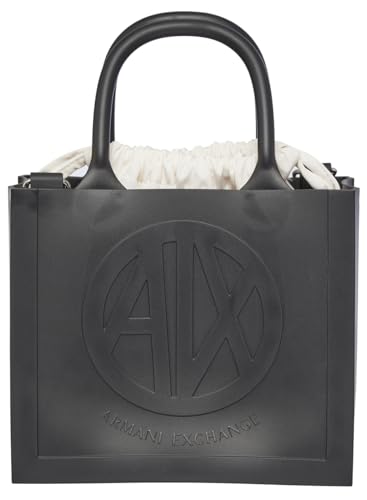 Armani Exchange Women's Bubble Bag Tote S, Black von Armani Exchange