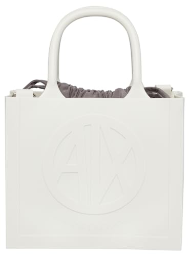 Armani Exchange Women's Bubble Bag Tote S, Off White von Armani Exchange