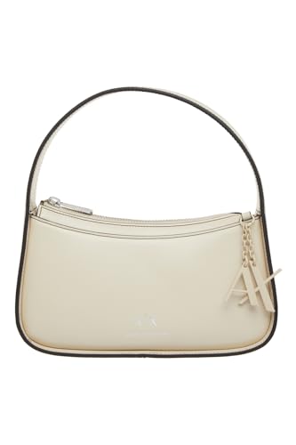 Armani Exchange Women's Elysees, Logo Chain, Contrast Hem Shoulder Bag, Dusty Ground Armani Exchange Women's Elysees, Logo Chain, Contrast Hem Shoulder Bag, Dusty Ground von Armani Exchange