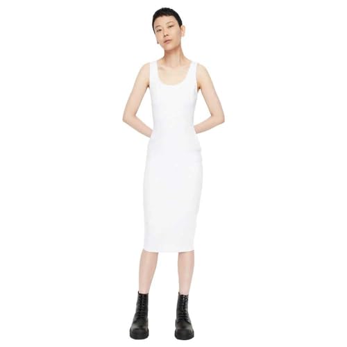 Armani Exchange Women's Essential, Light Weight Viscose Casual Dress Opt. White XS von Armani Exchange