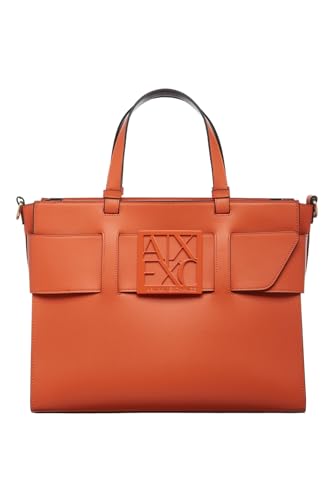 Armani Exchange Women's Essential, Susy, Square Logo Big Tote, Mandarin von Armani Exchange