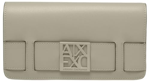 Armani Exchange Women's Essential, Susy, Metal Square Logo Bi-Fold Wallet, Pisco Armani Exchange Women's Essential, Susy, Metal Square Logo Bi-Fold Wallet, Pisco von Armani Exchange