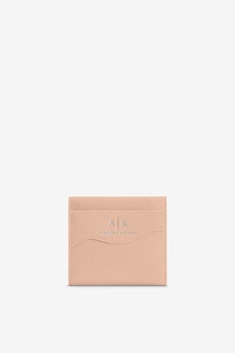 Armani Exchange Women's Essential Wave, Silver Logo Bi-Fold Wallet, Sunrise Armani Exchange Women's Essential Wave, Silver Logo Bi-Fold Wallet, Sunrise von Armani Exchange