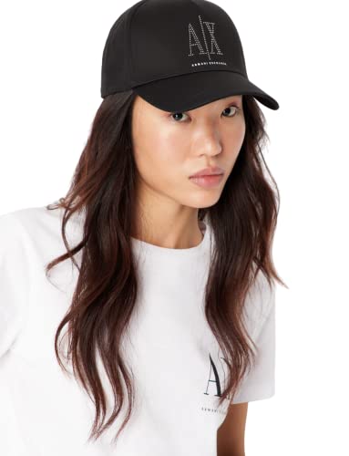 Armani Exchange Women's Icon Project, Shiny Logo, Baseball Cap, One Size von Armani Exchange