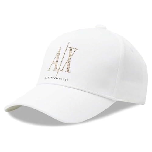 Armani Exchange Women's Icon Project, Shiny Logo, Baseball Cap, One Size von Armani Exchange