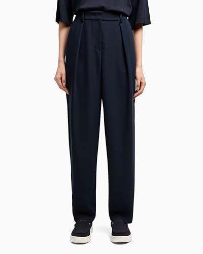 Armani Exchange Women's Limited Blue Edition Trouser with Darting Pants, 50 von Armani Exchange