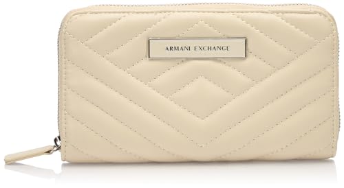 Armani Exchange Women's Margareth, Metal Logo, Zipped Travel Wallet von Emporio Armani