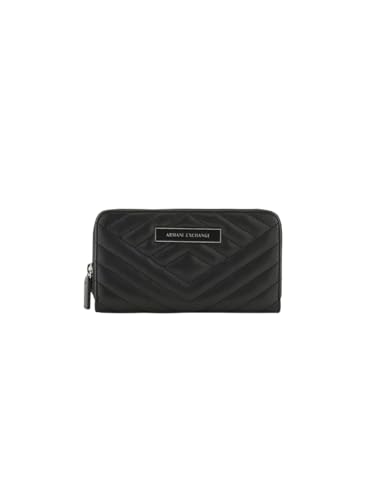 Armani Exchange Women's Margareth, Metal Logo, Zipped Travel Wallet von Emporio Armani