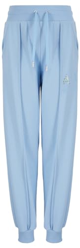 Armani Exchange Women's Route 66, Shiny Logo Sweatpants, Blue River, Large von Armani Exchange