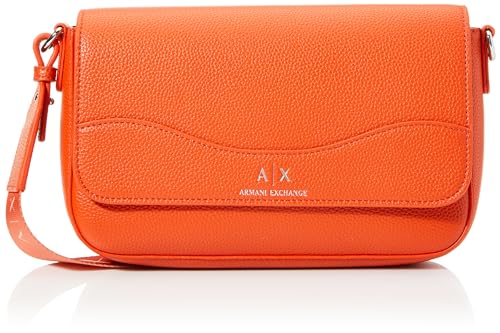 Armani Exchange Women's Wave, Essential, Silver Printed Logo Crossbody, Koi von Armani Exchange